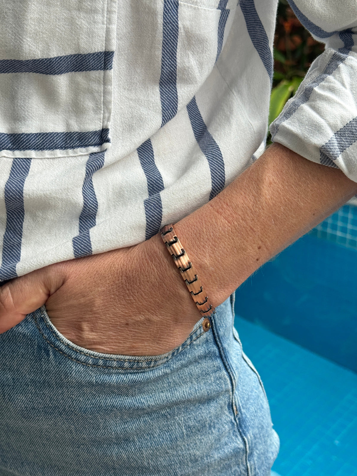 Women's Double Strength Copper Magnetic Bracelet