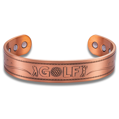 Kopper Men's Copper Golf Bangle Bracelet