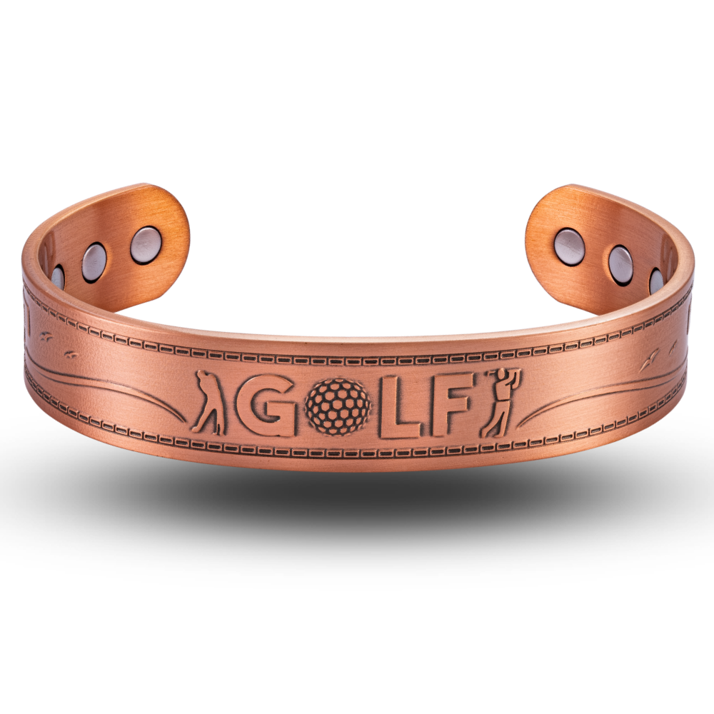 Kopper Men's Copper Golf Bangle Bracelet
