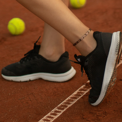 Women's Solid Copper Magnetic Anklet