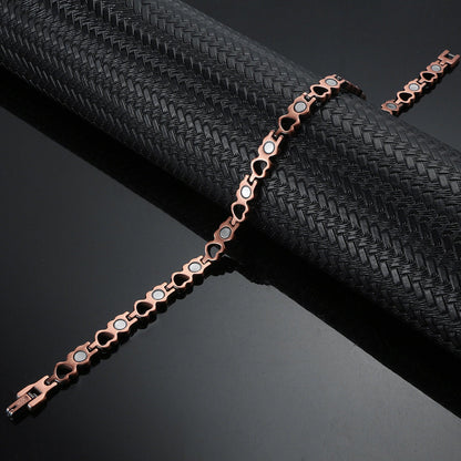 Women's Natural Copper Magnetic Anklet