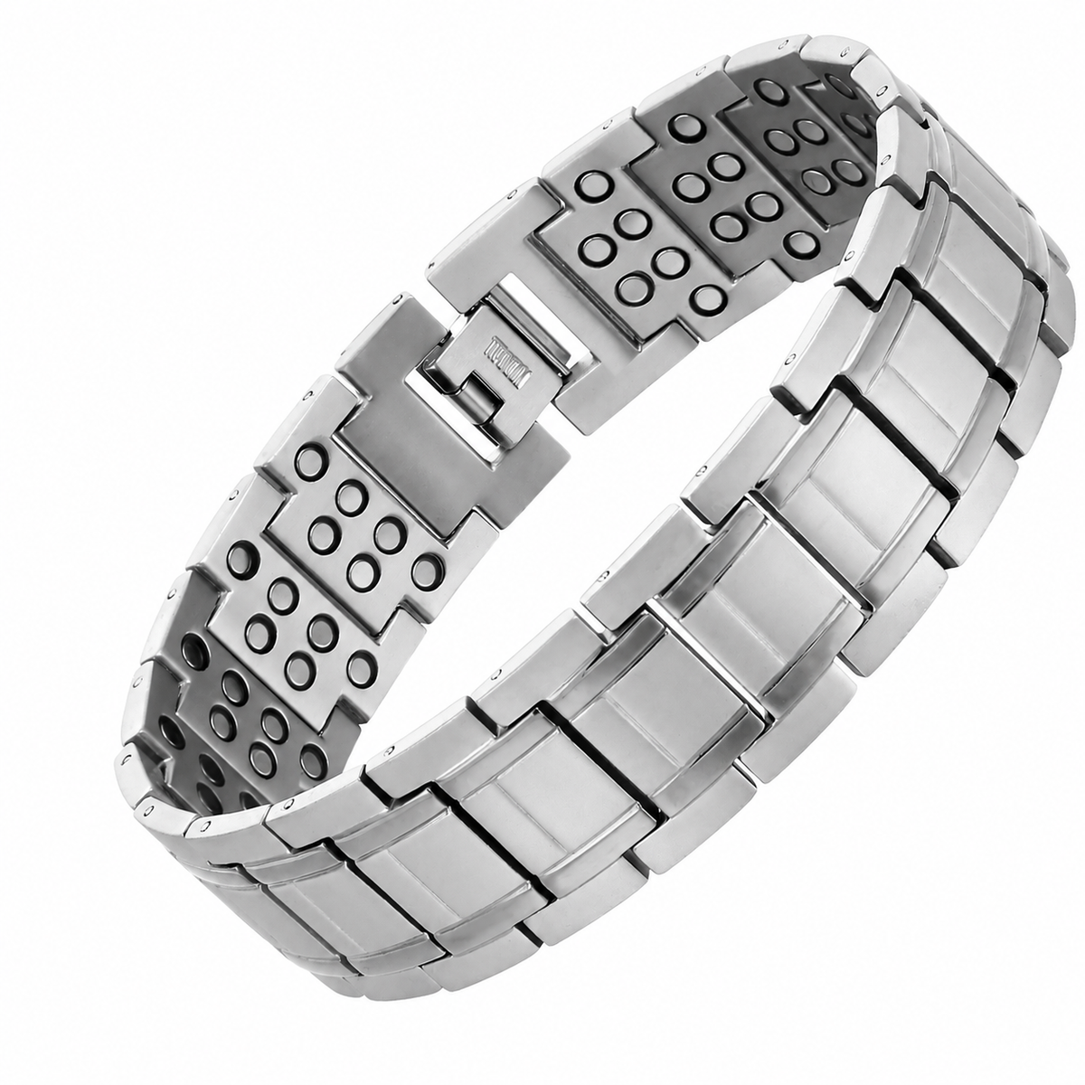 Men's Titanium Magnetic Bracelet - 6 Magnets Per Link