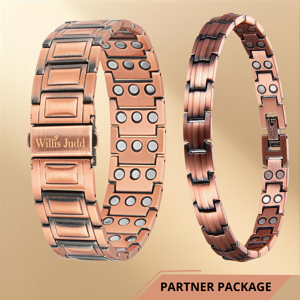 Men's and Women's Copper Bracelet Set 2