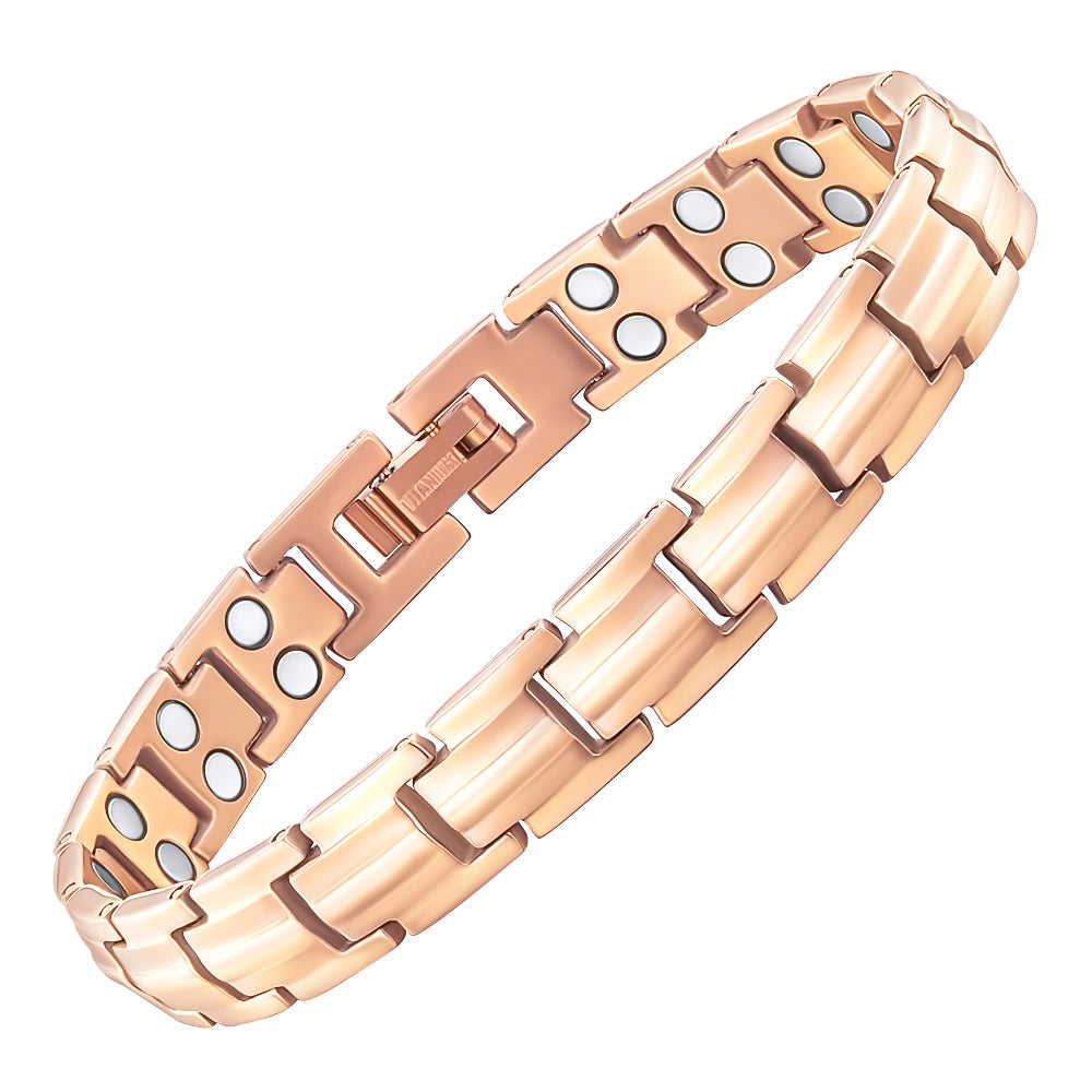 Women's Double Row Titanium Magnetic Bracelet