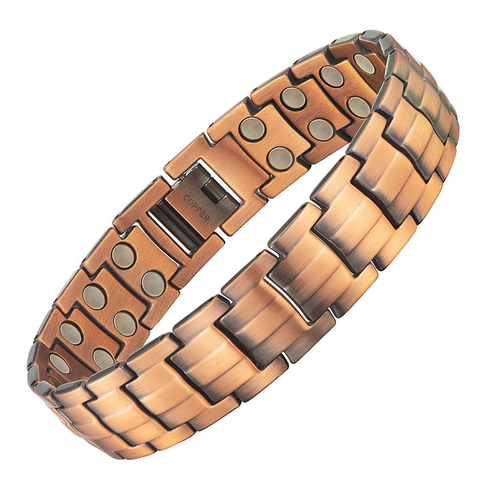 Men's Double Strength Copper Magnetic Bracelet