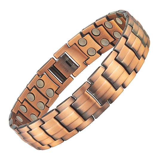 Men's Double Strength Copper Magnetic Bracelet