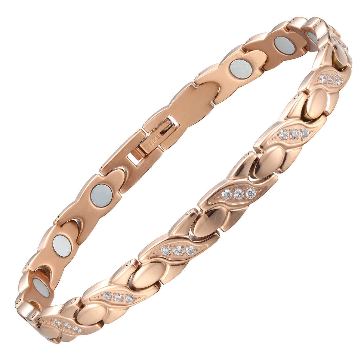 Women's Titanium Magnetic Bracelet - Rose Gold