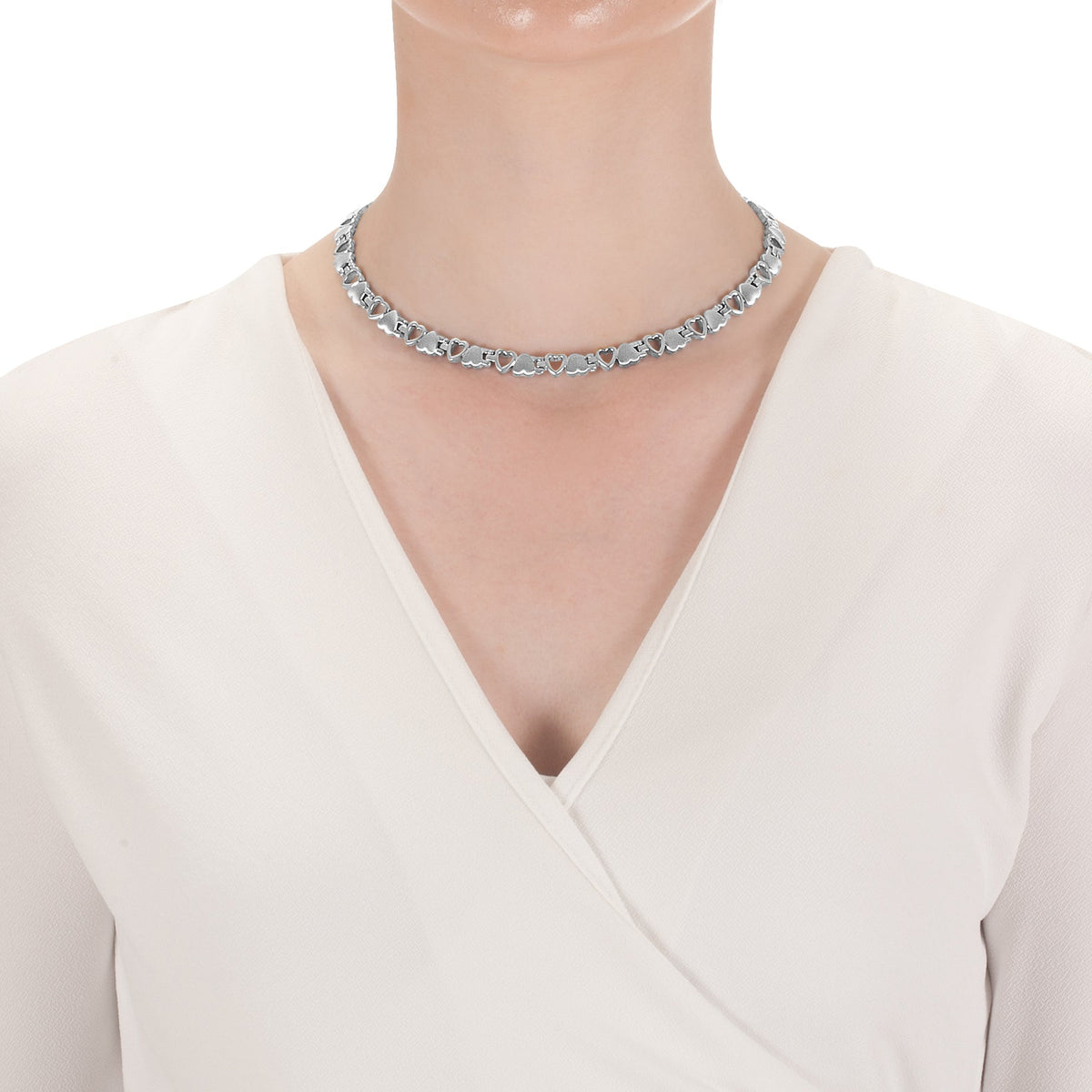 Women's Titanium Magnetic Necklace