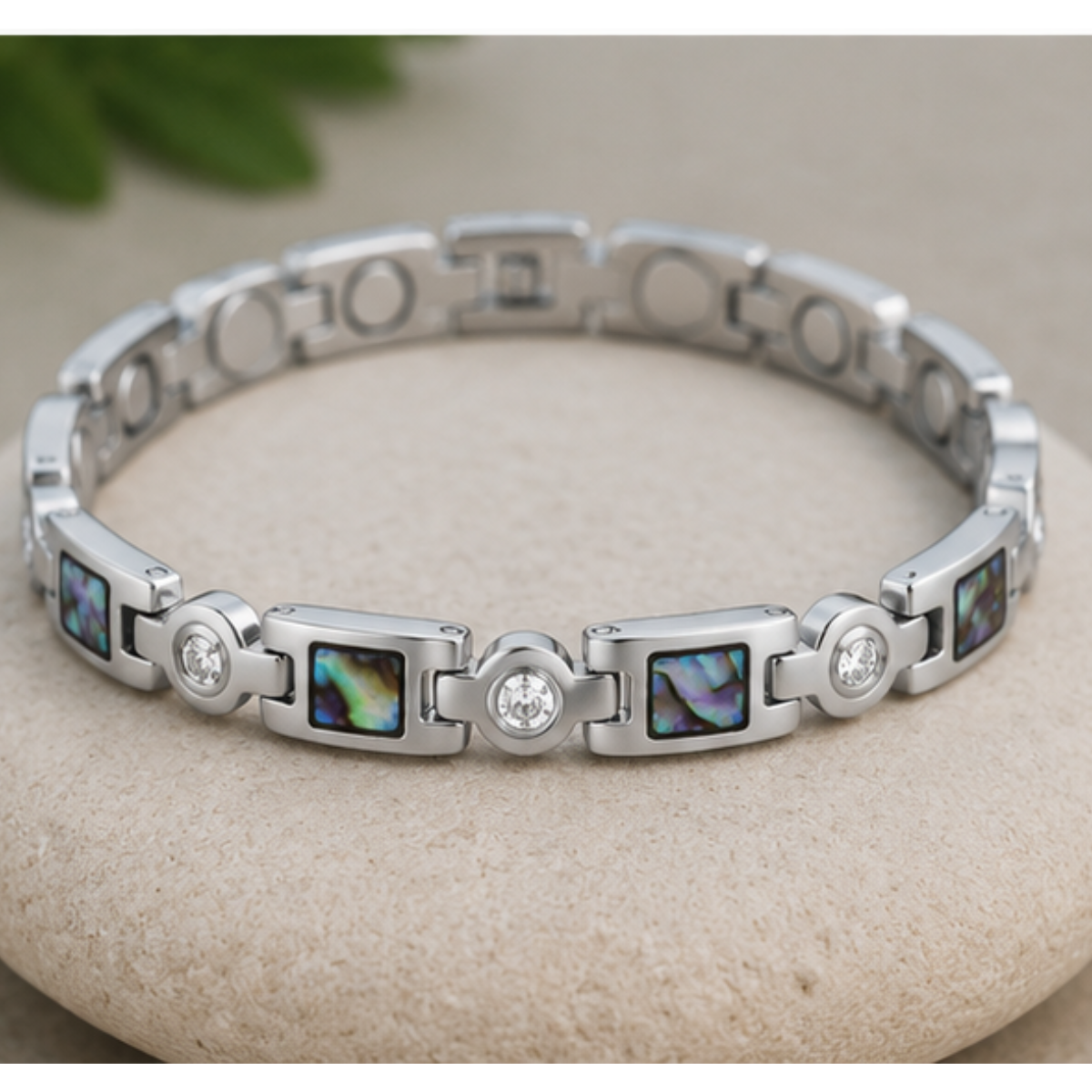 Women's Magnetic Bracelet - Silver